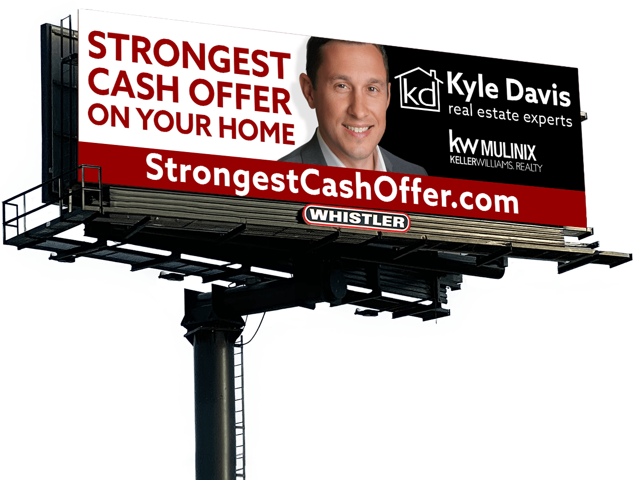 kyle davis strongest cash offer for your home billboard